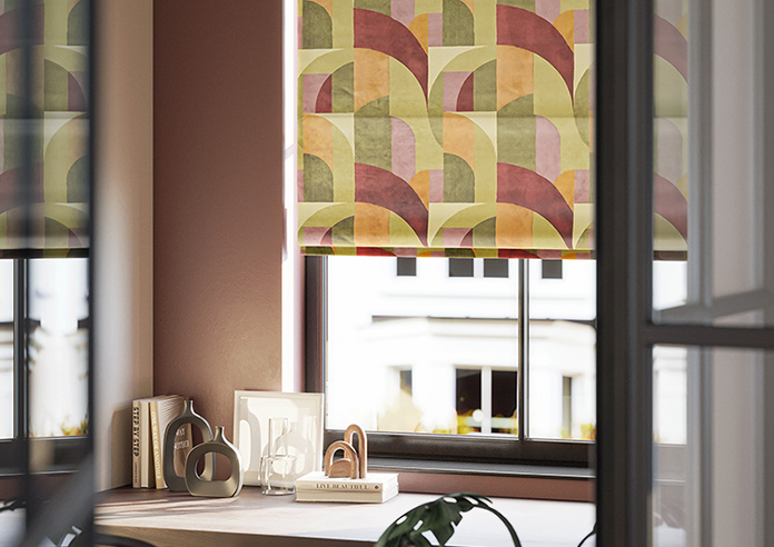 Varadero Velvet, Aloe - Motorised Roman Blind - Image 5